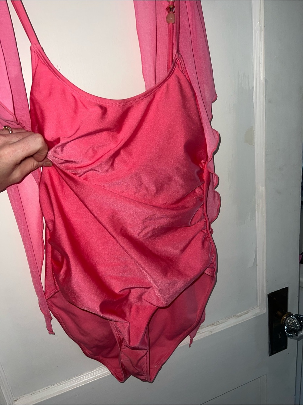 Pink One-Piece Swimsuit